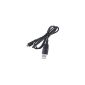 Micro USB Data Cable Genuine Samsung Black Samsung E2530 APCBU10BBE -...