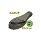 Alexika extreme sleeping bag mummy sleeping bag -26 ° - Aleut for the highest demands and extreme temperatures, Exclusive dimensions 230 cm long and 95 cm wide (Misc.)