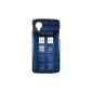 LG Google Nexus 5 Doctor Who Tardis Police Call Box Cool Funky Fashion Trend Design Cover Case Cover (Electronics)