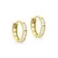 Carissima Gold - Earrings - 1.57.9699 - Women - Yellow gold 375/1000 (9 Cts) 0.77 Gr - Zirconium oxide (Jewelry)