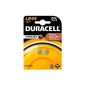 Duracell button cell LR44 blister (2) (Electronics)