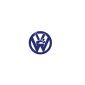 VW Peace blue color stickers Size: 10x10cm, the cut sticker, decal, Perfect gift for lovers DUB