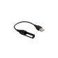 Patuoxun USB charging cable to strap wi-fi Fitbit Flex Band Black 18 cm (Electronics)