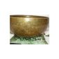 Stupa House Antique Carved Singing bowl about 1350 gr. Set 4Pcs with accessories (electronic)