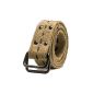 HEMOON Unisex Adjustable D Ring Belt Belt 4cm wide 125cm length (Textiles)