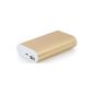Goodstyle Magic Wand Power bank, mobile battery with 7,800 mAh, gold (electronics)