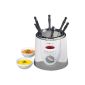 Clatronic Ffr 2916 Fryer and Fondue Cold Walls 2 Variable Thermostat Control Indicator Lights Overheat Protection Anti capacity 1 Litre (Kitchen)