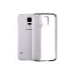 SDTEK Samsung Galaxy S5 Silicone Case Cover Hard Case Transparent Crystal Clear Soft TPU Gel (Wireless Phone Accessory)