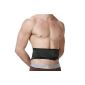 Lumbar belt with tourmaline stones biomagnetic + bio-magnets providing a magnetic effect of heat - with double compression straps - low back support / waist - self heating - helps blood circulation, posture and support - Brand Neotech Care (TM ) - Black Color - Size XL (see description) (Health and Beauty)