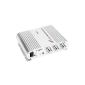 Bestwe Compact HiFi Stereo Mini car power amplifier for home, car, motorcycle, boat and motorcycle - Silver (Electronics)