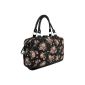 EyeCatchBags - Casablanca handbag linen with floral design (textiles)