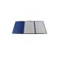 10 three-part application folders blue with 2 clamping bars with fine leather structure (office supplies & stationery)
