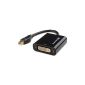Cable Matters gold plated adapter Mini DisplayPort / Thunderbolt ™ Dual-Link DVI in Black (Electronics)