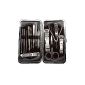 Travel set and manicure and pedicure tools Nail 14 (Black) by Kurtzy TM (Miscellaneous)
