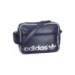 Adidas Airline Bag Adicolor, dark indigo / metallic silver, 38cm x 28cm x 12cm, X25403 (equipment)
