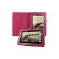 kwmobile® Noble Leatherette Case for Acer Iconia B1-710 / B1-711 in Pink with practical stand function (Electronics)