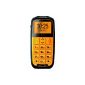 Utano U300 Mobile Phone Compact Black and Yellow (Electronics)