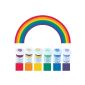 Wilton Set of 6 bottles of food coloring colors of the rainbow sky 6 x 28 g (Miscellaneous)