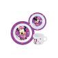 POS 423074 Gift Set, 3 - part, Minnie Gems, plate, bowl and mug in gift box (Baby Product)