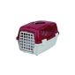 Trixie - Transport Cage Dog / cat - Capri 1-32 X 48 Cm - Light Grey And Red (Others)
