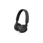Sony MDR-ZX600B.AE headband headphones for mp3 / mp4 Black (Electronics)
