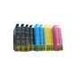 10 XL cartridges for Epson Stylus S22 SX125 SX130 sx235 sx420 SX235W SX420W SX425W sx425 sx435 sx435W SX440 SX445 sx440W sx445W / Epson Stylus Office BX305 F FW (compatible 1281 1282 1283 1284 1285) you get 4 x Black 2 x Blue 2 x 2 x Red Yellow (Office Supplies & Stationery)