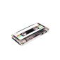 your phone Apple iPhone 5 5S HARDCASE Protector Case Retro Cassette Tape White (Accessories)