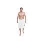 Nebulus Men Body Wraps Towel, White, One size, Q632 (Sports Apparel)