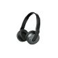 Sony MDR-ZX550BNB Bluetooth Headset with Noise Black (Electronics)