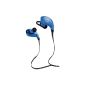 deleyCON SOUND TERS Sport Bluetooth In-Ear Headphones [Blue] for mobile phone, PC, tablet, Apple iPhone / Mac, smartphone (Electronics)