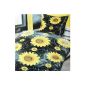 4 Piece Bedding sunflower, summer, thin, cooling microfiber linens 2x 135 cm x 200 cm