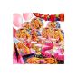 Theme Party Set for birthday themes Rapunzel Tangled, Dekoset for up to 10 girls, 67 pieces, Fairytale Party Deco Set (Toy)
