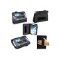 Deluxe Leather Case Cover for Samsung Galaxy Note N5110 8 (strap - stylus holder) and PEN + MOVIE FREE!  (Electronic appliances)