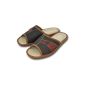 Men's slippers 100% leather slippers | 413 (Textiles)