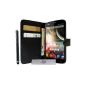 Case Cover and Stand Luxury Portfolio Wiko Darkmoon and 3 + PEN FILM OFFERED !!  (Electronic devices)
