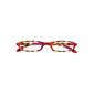 I NEED YOU reading glasses Chaos / +2.00 diopters / red-colored striped, 1er Pack (Health and Beauty)