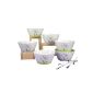 Creatable 16533 Country Lavender cereal bowls 6 pieces, porcelain (Housewares)