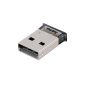 Hama Nano Bluetooth USB Adapter Version 2.1 + EDR Class2, Frustration-Free Packaging (accessories)