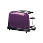 Russell Hobbs Purple Passion Toaster Colours purple / silver (household goods)