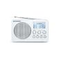Blaupunkt BDR 501 Portable Digital Clock Radio with PLL / FM (RDS) / MW White (Electronics)