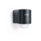 Steinel Motion IS 240 DUO black, 240 ° infrared motion sensor with 12 m range, incl. Corner wall, for indoor and outdoor use, 602,710 (household goods)