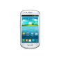 Samsung Galaxy S3 GT-I8190 mini Android 4.1 Smartphone GSM / HSPA + Bluetooth WiFi 8GB Ceramic White (Electronics)