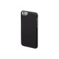 Hama Cover Cover for Apple iPhone 6, rubberized grip surface black (Accessories)