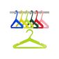 Hangerworld - Set of 50 plastic hangers mixed colors for babies and young children.  Length of 26cm.  (Kitchen)
