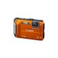 Panasonic Lumix DMC-Tough FT3EG-D digital camera (12 megapixel, 4.6-fold opt. Zoom, 6.7 cm (2.7 inch) display, GPS, Full HD, image stabilized, 12m waterproof, 2m shockproof) orange (Electronics)