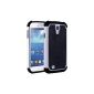SHOCK shell cover case for samsung galaxy s4 mini GT I9195 + 1 film protects screen (Electronics)