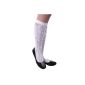 Dirndl stockings / socks in costume tested for harmful substances natural quality - White (Textiles)