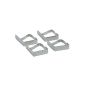 Kitchen Craft Set of 4 clips for tablecloth Stainless Steel (Kitchen)