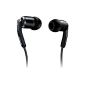 Philips SHE 9703 HighEnd InEar Earphones for iPod / iPhone (first-class sound reproduction, ear caps in 3 sizes, carrying case) black (accessories)