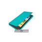 Case Cover Turquoise ExtraSlim Nokia Lumia 735 and 3 + PEN FILM OFFERED!  (Electronic devices)